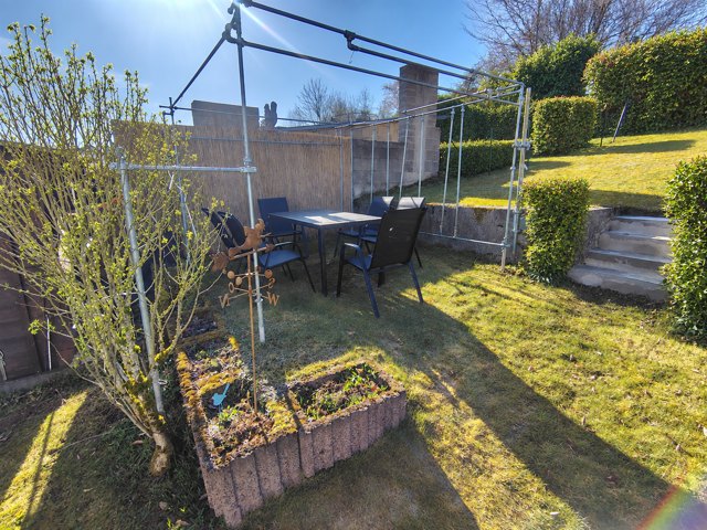 Eingez&auml;unter Garten am Ferienhaus 10