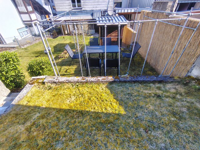 Eingez&auml;unter Garten am Ferienhaus 12