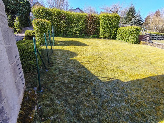 Eingez&auml;unter Garten am Ferienhaus 13