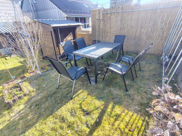 Eingezäunter Garten am Ferienhaus 11