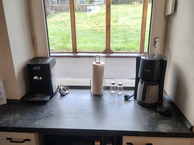 Küche und Essbereich im Ferienhaus 12