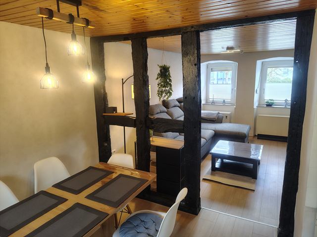 Küche und Essbereich im Ferienhaus 15