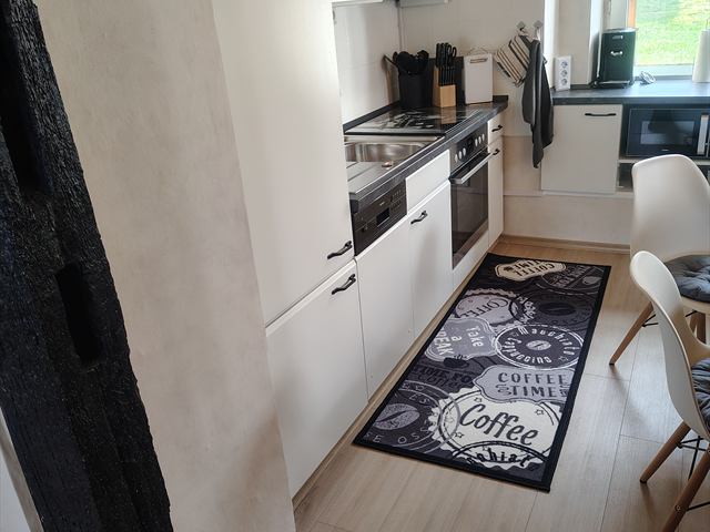 Küche und Essbereich im Ferienhaus 3