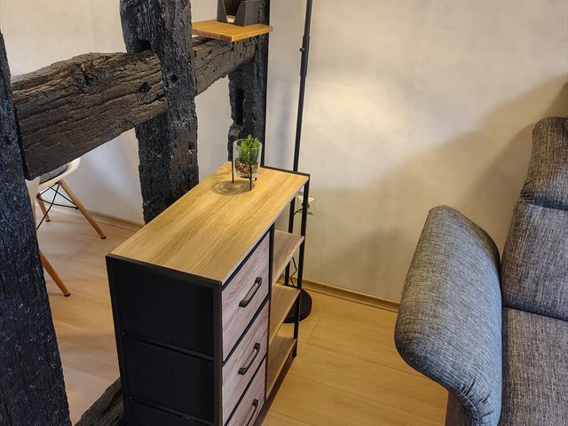 Wohnzimmer im Ferienhaus St. Martin 17