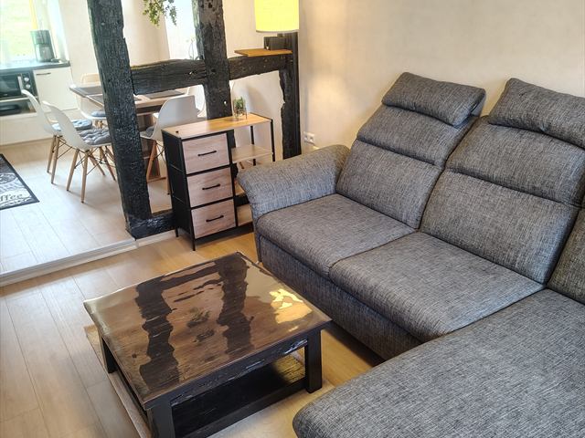 Wohnzimmer im Ferienhaus St. Martin 2