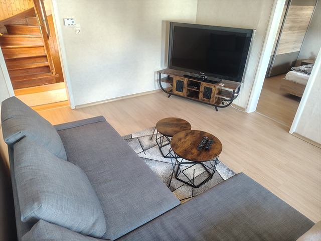 Wohnzimmer im Ferienhaus St. Martin 18